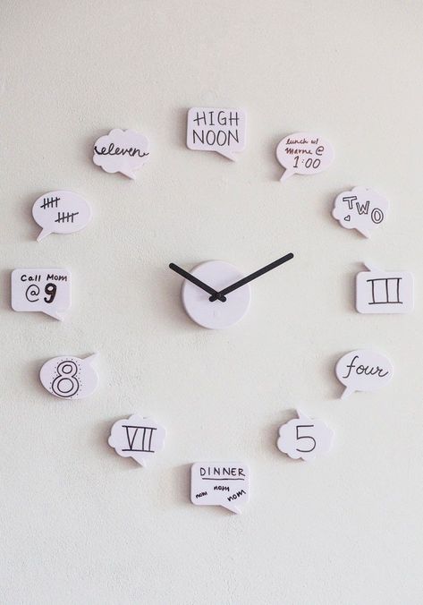 Zimmer Diy, Cute Clock, Diy Crafts For Teens, Easy Room Decor, Teen Girl Room, Dekor Diy, Teen Girl Bedroom, Teen Room Decor