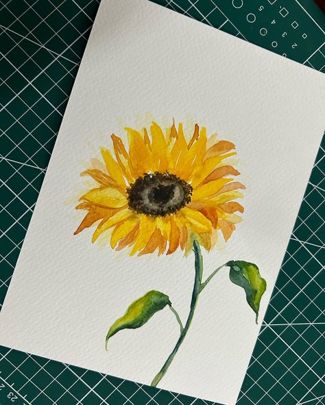 Adding a ray of sunshine to my feed🌻 This is my 3rd attempt at watercolour sunflowers. I followed a tutorial by @letsgomakeart. I do a see a bit of improvement, what do you think? Materials used: 300 GSM watercolour paper from @brustro_official Artist watercolour cakes from @kokuyo.camlin July is the World Watercolour Month. This is the first July since I started painting. I began painting with watercolours last December and it’s been a fun journey since then. I love watercolours because... Watercolour Sunflowers, Watercolour Cakes, Watercolor Cake, A Ray Of Sunshine, Ray Of Sunshine, Artist Illustration, Watercolor Sunflower, Watercolour Paper, Drawing Artist