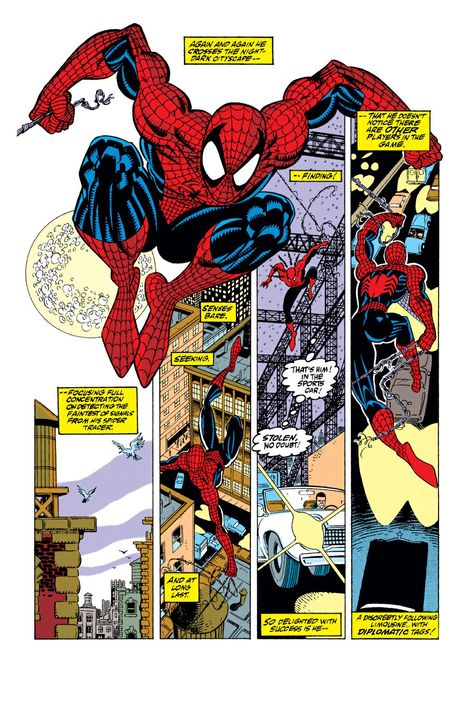 An excellent page from The Amazing Spider-man #349 Erik Larsen & Randy Emberlin Erik Larsen Spiderman, Erik Larsen Art, 90s Comic Art, Spiderman Comic Page, The Amazing Spider Man Comic, Comic Lines, Erik Larsen, Comic Spiderman, Spider Man Comics