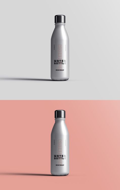 Aluminum Water Bottle Mockup Water Bottle Mockup, Aluminum Water Bottles, Bottle Mockup, Mockup Templates, Free Mockup, Mockup Psd, Bottle Design, In Style, Mockup