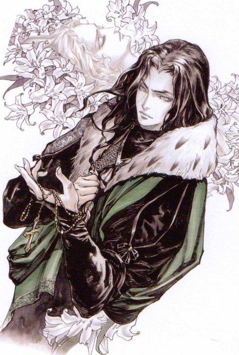 Castlevania Game Art, Genya Arikado Castlevania, Castlevania Dracula Art, Castlevania Official Art, Castlevania Manga, Castlevania Art, Dracula Castlevania, Ayami Kojima, Castlevania Dracula