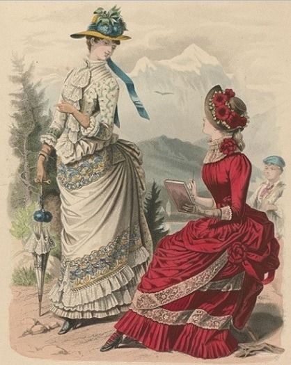 Fashion Plates and Ephemera! 1883 Fashion, 1889 Fashion, Drag Clothing, 1880 Fashion, 1899 Fashion, Victorian Era Fashion, 1880s Fashion, 19th Century Fashion, White Cover