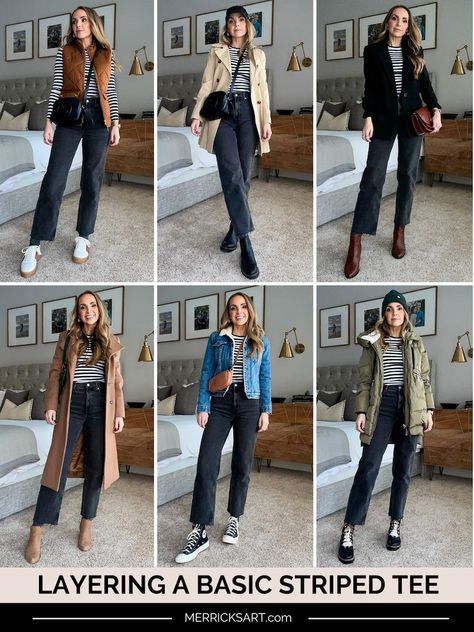 How to Switch Up An Outfit with Layers and Accessories - Merrick's Art Black Jeans Outfit Casual, Madewell Leather Jacket, Layered Outfits, Black High Top Sneakers, Color Combos Outfit, Black Jeans Outfit, Forward Thinking, Layering Outfits, Cold Weather Outfits