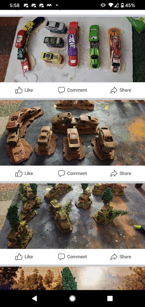 Diy Warhammer 40k Terrain, Dnd Diy Projects, Dnd Zombie, Diarama Ideas, Dnd Diy, Mini Crafts, Kit Bashing, Dnd Terrain, Miniature Terrain