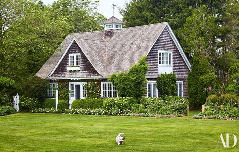 Hamptons Garden, Hamptons Cottage, Hampton Home, Cape Cod Style House, Candice Bergen, Small Cottage Homes, Shingle Style Homes, Ranch Exterior, Cape Cod House