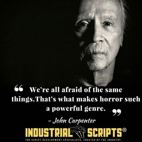 Carpenter Quotes, Carpenter Quote, Tv Writing, Board Quotes, John Carpenter, Writing Quotes, The Script, Screenwriting, Writing Tips