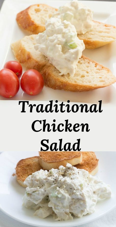 Simple Chicken Salad Recipe, Simple Chicken Salad, Chicken Salad Recipe Easy, Easy Chicken Salad, Creamy Cucumber Salad, Creamy Cucumbers, Simple Chicken, Chicken Salad Recipe, Salad Recipes For Dinner