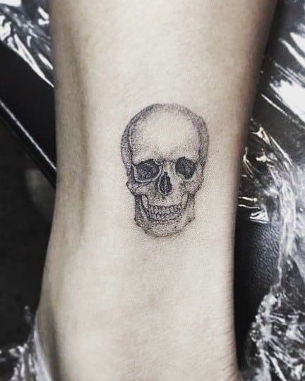 Skeleton Hand Tattoo, saved tattoo, Realism 1 Skull Ankle Tattoo, Small Skull Tattoo, Special Tattoo, Hand Tattoo Ideas, Saved Tattoo, Special Tattoos, Skeleton Tattoos, Skeleton Hand Tattoo, Small Skull