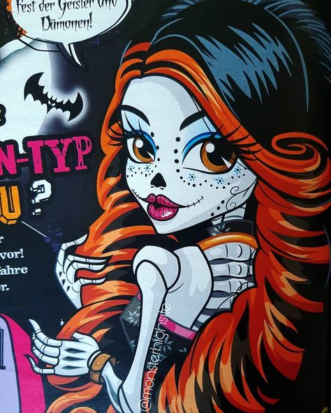 Monster High Magazine, Skelita Calaveras, Monster High Pictures, Moster High, Personajes Monster High, Monster High Art, High Art, Creative Tattoos, Cartoon Network