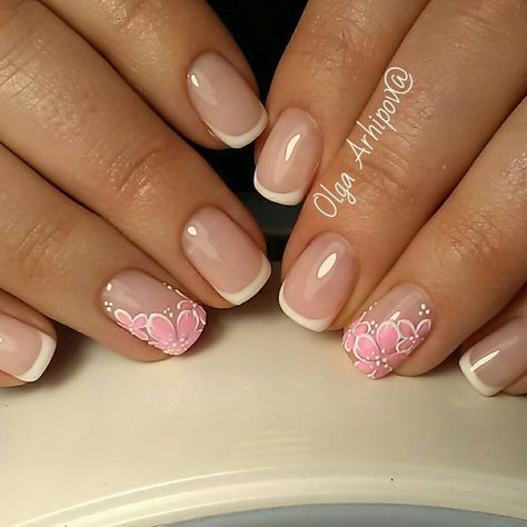 Trendy french manicure 2017 French Manicure Nail Designs, Emerald Nails, Latest Nail Designs, Manicure Designs, Manicure Nail Designs, French Manicure Nails, French Nail Art, French Nail Designs, French Nail