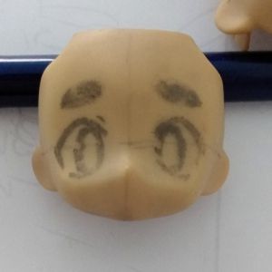 Making a custom Nendoroid doll - Part 1: Faces and Hair | MyFigureCollection.net How To Make A Figure Out Of Clay, Clay Doll Face Tutorial, Polymer Clay Anime Characters, Custom Nendoroid Tutorial, How To Make Figures With Clay, Clay Nendoroid, Bjd Face Up Tutorial, Clay Anime Figures, Anime Clay Figures