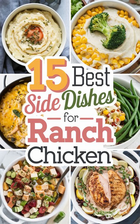 Make your ranch chicken dinner a hit with these scrumptious side dish suggestions! 🍽️���🥔 #chickendinner #mouthwatering Rotisserie Chicken Sides Dishes, Side Dishes To Go With Chicken, Baked Chicken Side Dishes, Asparagus With Cheese, Chicken Sides, Unique Pasta Salad, Potato Salad Mustard, Sides For Chicken, King Ranch Chicken