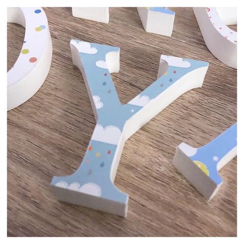 Doris Bird Crafts shared a post on Instagram: "🌧 RAIN 🌧 We’ve finally had a little bit of rain here today and must admit I’m loving the cooler weather! . #woodenletters #toybox #toyboxletters #nursery #nurserydecor #kidsroomdecor #nurseryinspo #kidsroominspiration #rainbows #clouds #rainbownursery #rainbowdecor". Follow their account to see 171 posts. Box Letters, Mdf Letters, Rainbow Nursery Decor, Personalized Nursery Decor, Nursery Name Sign, Kids Room Inspiration, Rainbow Nursery, Bird Crafts, Nursery Inspo