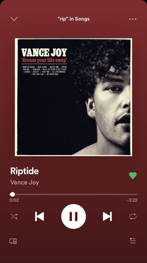 #song #music #spotify #riptide #guitar Riptide Guitar, Spotify Screenshot, Music Poster Ideas, Youtube Videos Music Songs, Music Collage, Song Suggestions, Music Spotify, Music Video Song, Music Album Covers