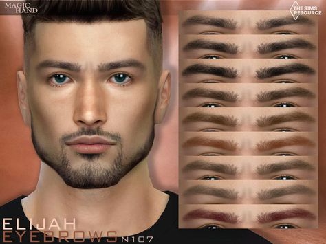 Sims 4 Cc Brows Male, Sims 4 Male Eyebrows Maxis Match, Sims 4 Hair Male, Straight Eyebrows, Sims 4 Challenges, Sims 4 Traits, Makeup Cc, Guys Eyebrows, Sims 4 Cc Makeup