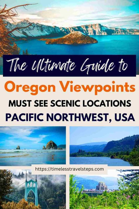 Oregon Viewpoints: Your Guide to the Most Scenic Spots in the Pacific Northwest Pnw Vacation Ideas, Pacific Northwest Trip, Pnw Trip, Portland Hotels, Usa Destinations, Places In Usa, Trip Destinations, Greece Travel Guide, Pacific Nw