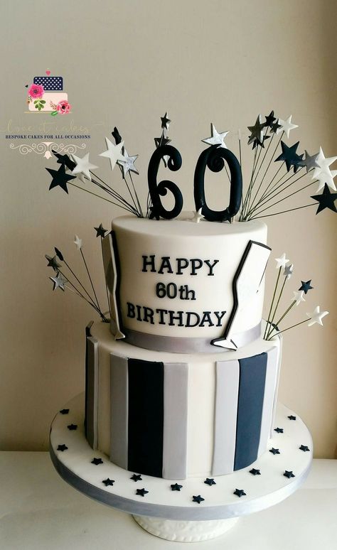 Man's 60th birthday cake,  champagne,  Tottenham football inspired www.loveitcakes.co.uk Cakes For Males, Birthday Cake Champagne, 60th Birthday Cake Ideas, 60th Birthday Cake For Men, 60th Birthday Party Themes, 70th Cake, Tottenham Football, 60th Birthday Cake, 60 Birthday