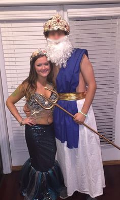 1000+ ideas about Poseidon Costume on Pinterest | Merman Costume ... King Neptune Costume, Posiden Costume, Mermaid Couple Costume, Neptune Costume, Poseidon Costume, Merman Costume, Mermaid Couple, Diy Mermaid Costume, Adult Mermaid Costume