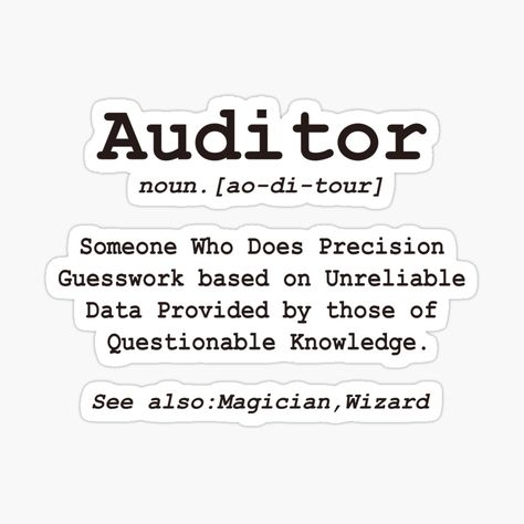 Auditor Quotes, Audit Memes, Cpa Humor, Accounting Career, Office Graphics, Accounting Humor, Accounting Basics, Interesting Science Facts, Internal Audit