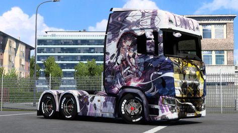 Truck Of Europe 3 Myanmar Skin, Truckers Of Europe 3 Skin Scania, Trucker Of Europe 3 Skin Stream, Truck Of Europe 3 Skin, Anime Truck, Truckers Of Europe 3 Skin, Car Skin, Bus Mania, Truckers Of Europe 3