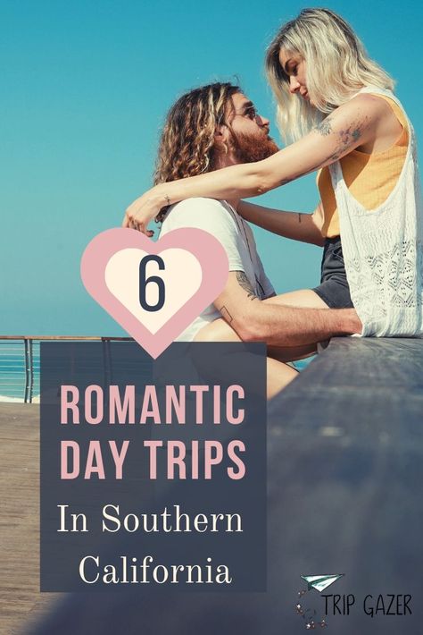 6 Romantic Day Trips In Southern California - Trip Gazer Nothing says romance like warm weather, wine, and a sunny beach! Check out these destinations for a romantic daytrip in Southern California. #socal #romantic #romance #california #southerncalifornia Day Trips From Las Vegas, Where Is Bora Bora, Best Romantic Getaways, Best Island Vacation, California Trip, Muscle Beach, Romantic Vacations, Romantic Getaway, Pacific Beach