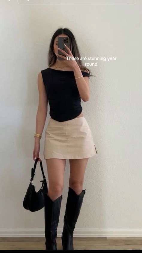 Work Going Out Outfit, Napa Dinner Outfit, Date Night Outfit Women Classy, Fall Outfits Wine Tasting, Vest Mini Skirt Outfit, Fashion Intern Outfit, Classy Country Outfits For Women, Summer Short Skirt Outfits, Red Top Black Skirt Outfit