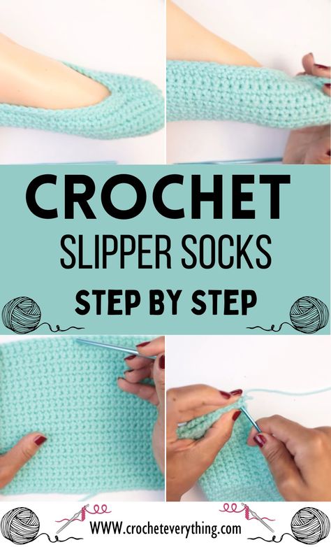 Crochet Slipper Socks Crochet Sneaker Slippers Free Pattern, Childrens Slippers Free Pattern Crochet, Easy Crochet Slippers For Beginners Free, How To Crochet Slippers For Beginners, Slipper Socks Crochet Pattern Free, Simple Crochet Slipper Pattern, Crochet Winter Socks, Crochet Ballerina Slippers, Simple Crochet Slippers