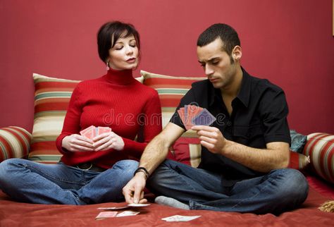 Playing cards. Young couple having fun playing cards at home , #SPONSORED, #Young, #cards, #Playing, #couple, #home #ad Playing Cards Reference, Couple Playing Cards, People Playing Cards, Vegas Pics, Couple Home, Cards Playing, Playing Card Games, Card Photography, Drawing Stuff