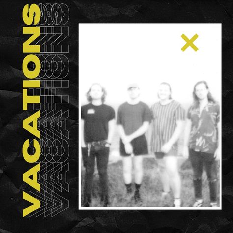 Australian band, Vacations Vacations Poster Band, Vacations Band Aesthetic, Vacations Wallpaper Band, Vacations Band, Bands Posters, Band Covers, Fav Artist, Graphic Posters, Growing Pains