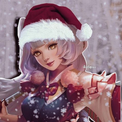 Mlbb Kagura, Kagura Mlbb, Christmas Pfp, Anime Mobile, Cute Desktop Wallpaper, Christmas Icons, Cute Anime Wallpaper, Bang Bang, Mobile Legends