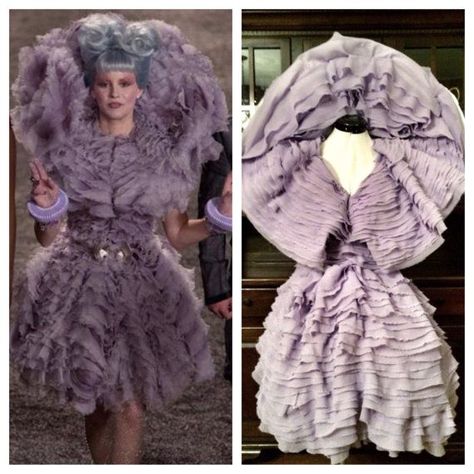 Effie Costume, Hunger Games Dress, Effie Trinket Costume, Capitol Fashion, Hunger Games Effie, Hunger Games Costume, Fire Costume, Capitol Couture, Hunger Games Fashion