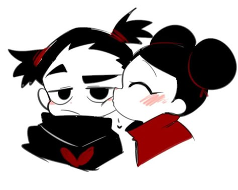 Un beso para ti ❤❤😍😍😘 que tiernos Pucca Funny, Cartoon Fan, Speak English, Fan Comic, All Things Cute, Couple Cartoon, Funny Love, My Hero Academia Manga, Cute Anime Couples