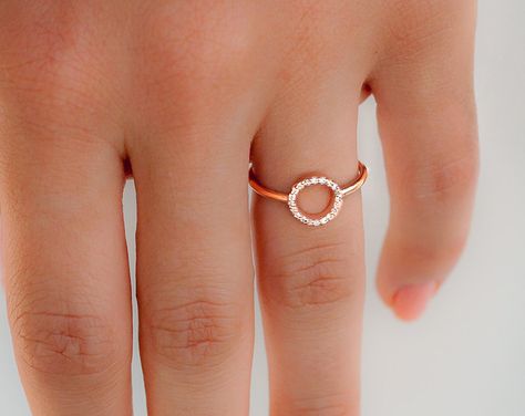 Browse unique items from milajewellerydesign on Etsy, a global marketplace of handmade, vintage and creative goods. Simple Ring Design, Couple Ring Design, Diamond Rings Design, Engagement Ring Rose Gold, Michael Kors Jewelry, Gold Ring Designs, Pave Diamond Ring, Ring Rose Gold, Gold Necklace Designs