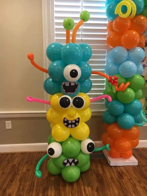 Lil Monster 1st Birthday, Monster Birthday Party 1st, My Singing Monsters Birthday Party, Monster Balloons, Little Monster Party, Monster First Birthday, Little Monster Birthday, Monster 1st Birthdays, Monster Inc Birthday