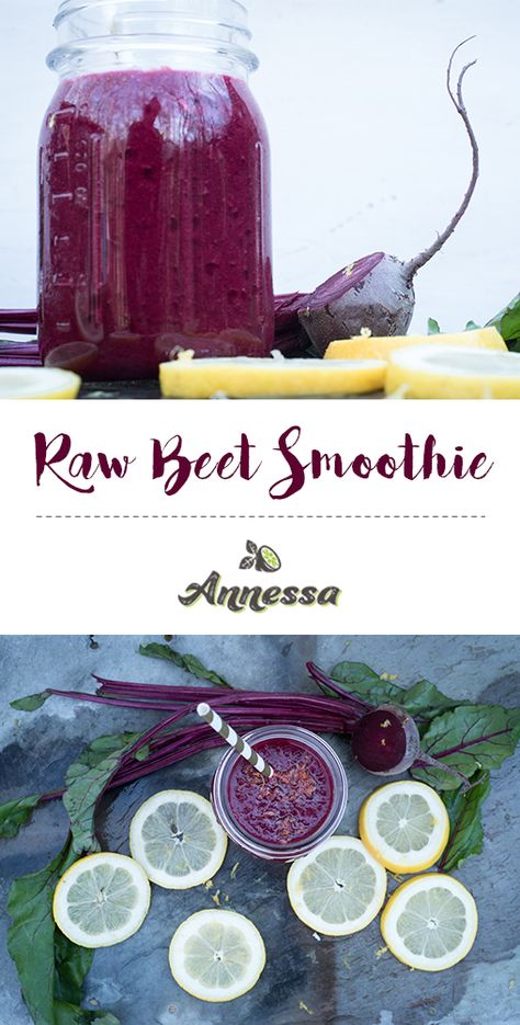 Annessa Chumbley RD Beet Smoothie - Annessa Chumbley RD Magic Bullet Smoothie Recipes, Best Detox Foods, Beets Smoothie Recipes, Plant Based Smoothies, Magic Bullet Recipes, Detox Foods, Raw Beets, Beet Smoothie, Beet Recipes