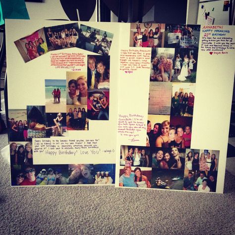 21st birthday idea! take a picture of everyone at the party and make a poster out of it to give to the bday person later! Poster Ideas Diy, Birthday Poster Ideas, 21st Birthday Poster, Long Distance Birthday Gifts, 91 Birthday, 21st Bday Ideas, 21st Party, Friends Diy, Happy Birthday Love