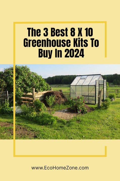 Discover the best 8 x 10 greenhouse kits for 2024! Explore innovative features that elevate your gardening experience. Find the perfect kit. 8x10 Greenhouse, Best Greenhouse, Eco Home, Hobby Greenhouse, Polycarbonate Greenhouse, Greenhouse Ideas, Polycarbonate Panels, Greenhouse Kit, Roof Vents