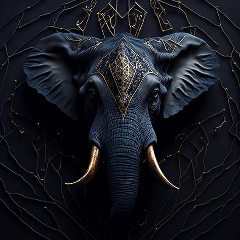 Elephant Backdrop, Elephant Head Tattoo, Elephant World, Messi Wallpapers, Geometric Elephant, Elephant Wallpaper, Thai Elephant, Elephant Images, Elephant Tattoo Design