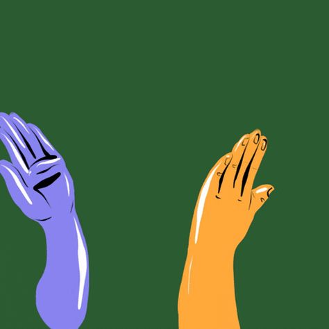 New trending GIF on cymeme.blogspot.com High Five Animation, Hi Five, Animated Emoticons, Give Me Five, Some Body, Graphic Design Fun, Self Reminder, Favorite Apps, We Can Do It