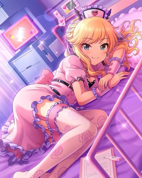 Yui Ohtsuki, Idolmaster Cinderella, Idolmaster Cinderella Girls, Color Card, Beach Girl, Cute Nails, Manga Anime, Cinderella, Anime Art