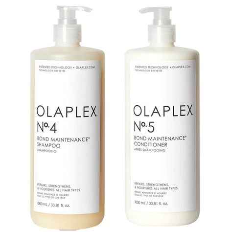 The Nº.5 Bond Maintenance Conditioner, infused with patented OLAPLEX Bond Building Technology, is a highly concentrated reparative conditioner that nourishes and hydrates hair without causing heaviness. Olaplex Shampoo, Restore Damaged Hair, Shampoo And Conditioner Set, Vitis Vinifera, Damaged Hair Repair, Hair Repair, Heat Styling Products, Shampoo Conditioner, No 5