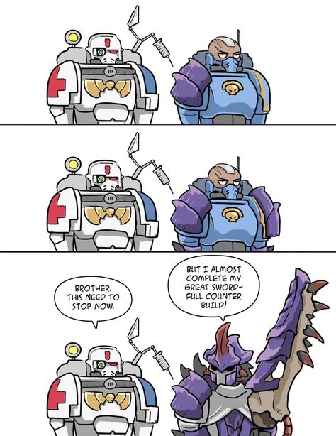 (7) Brother you have a problem by @Mick19988 - 9GAG Warhammer Heresy, Warhammer 40k Memes, Anime Butterfly, Warhammer 40k Art, Fantasy Battle, Gamer Humor, Warhammer Art, Warhammer 40k Artwork, Warhammer Fantasy