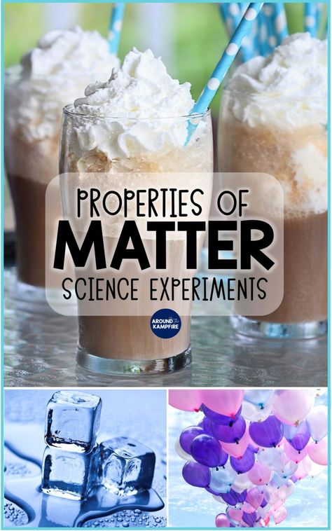 Science Experiments For Elementary Students, Changes In States Of Matter Activities, Properties Of Matter Activities, 2nd Grade Science Experiments, Matter Science Activities, Matter Science Experiments, Matter Experiments, Matter For Kids, Physical Properties Of Matter