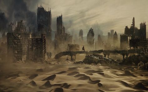 Scene From The Maze Runners Maze Runner Book, Maze Runner 1, Apocalypse Landscape, Post Apocalyptic City, Fallen Empire, Dystopian Aesthetic, Scorch Trials, Maze Runner The Scorch, Maze Runner Trilogy