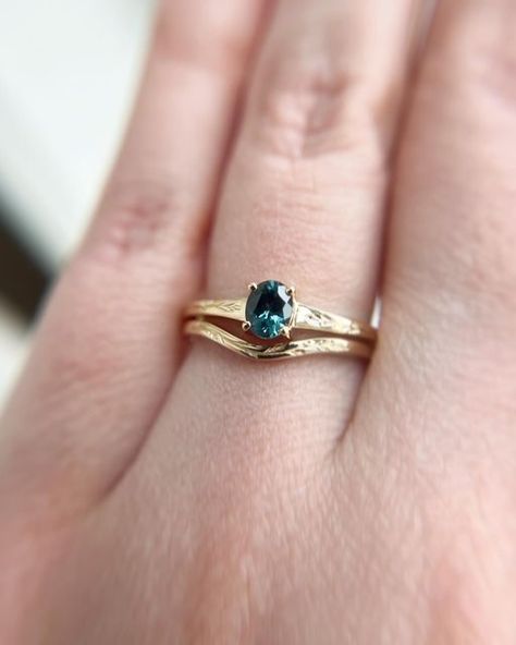 Erin Claus on Instagram: "The Fae Ring and Curved Leafy Band 💙" Fae Ring, Earthy Wedding, Cute Engagement Rings, Future Engagement Rings, Dream Engagement Rings, Jewelry Lookbook, To Infinity And Beyond, Pretty Rings, Dream Ring