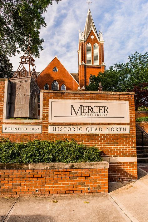 mercer university - Google Search Mercer University, Apply For A Job, College Vision Board, Senior Photo Outfits, Top Colleges, Georgia State, College Campus, Private School, Gulf Coast