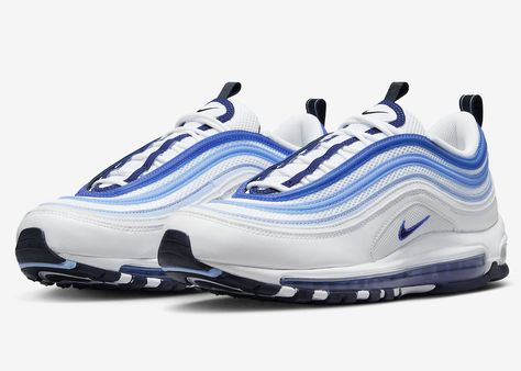 Nike Air Max 97 Blue, Nike 97, 97 Shoes, Blue Air Max, Adidas Continental 80, University Blue, Nike Air Max 97, Air Max 1, Timeless Handbag