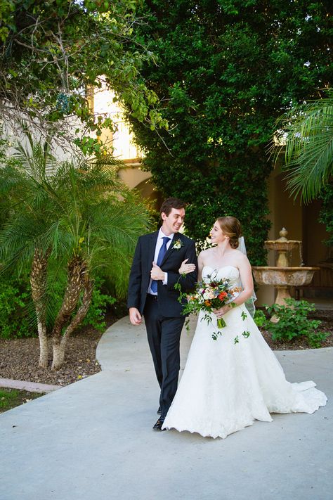 Secret Garden Events Wedding - Phoenix, Arizona | PMA Photography Groom Photoshoot, Secret Garden Wedding, Romantic Wedding Hair, Sedona Wedding, Wedding Couple Photos, Romantic Garden Wedding, Garden Wedding Venue, Garden Wedding Decorations, Candid Wedding Photos