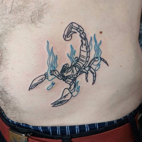 Scorpion Tattoo Linework, Scorpion Tattoo For Men, Scorpion Tattoo Feminine, Cute Finger Tattoos, Scorpio Tattoo, Scorpion Tattoo, Magic Tattoo, Knee Tattoo, E Tattoo