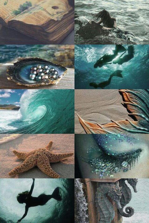 Mermaid Mermaid Aesthetic, Mermaid Dreams, Mermaids And Mermen, Mermaid Life, Sea Witch, Witch Aesthetic, Mermaid Art, Jolie Photo, Aesthetic Collage